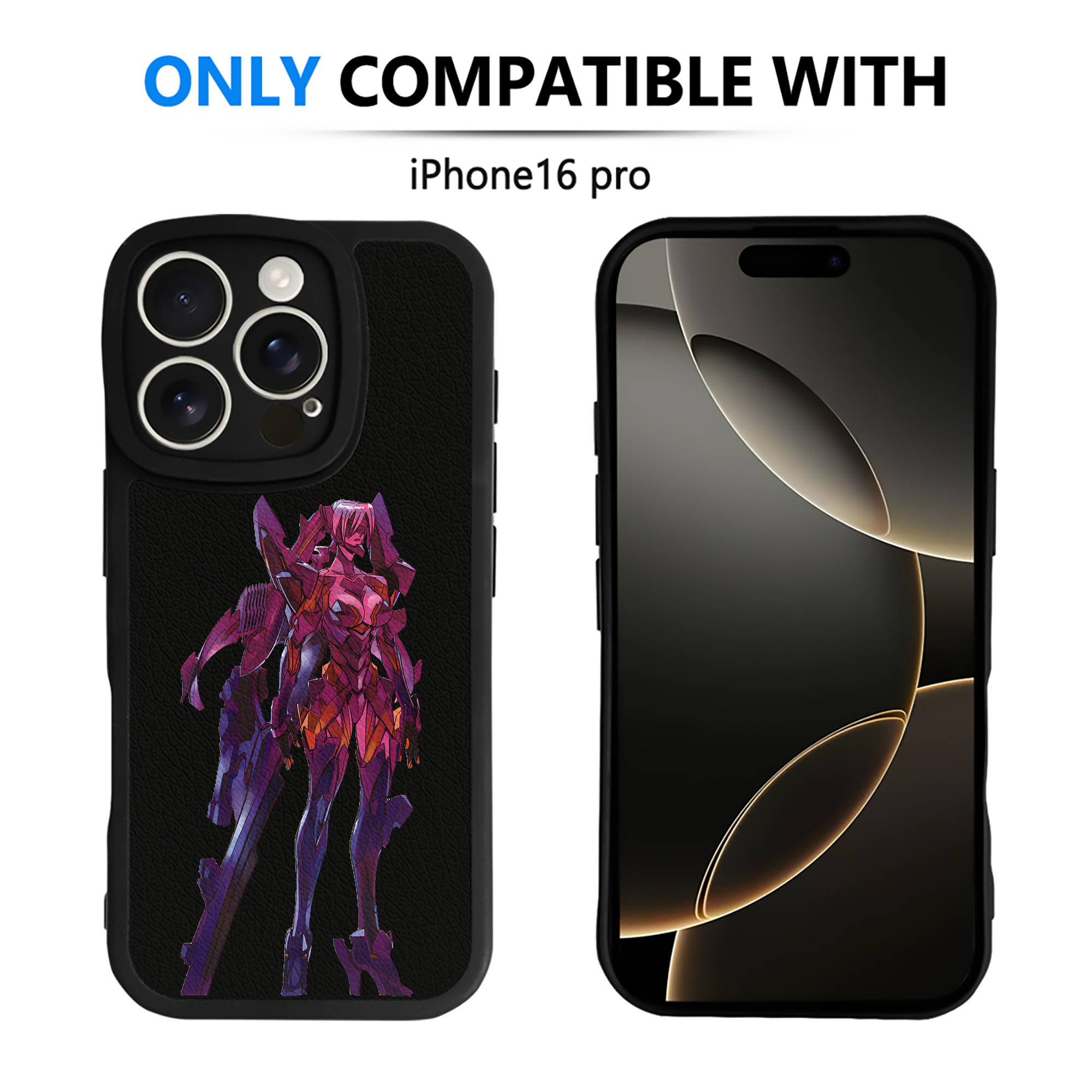 （画像用） EVA 新世紀エヴァンゲリオン 【iPhone 16シリーズ対応】シリコンスマホケース（レザー調） 材質：シリコン